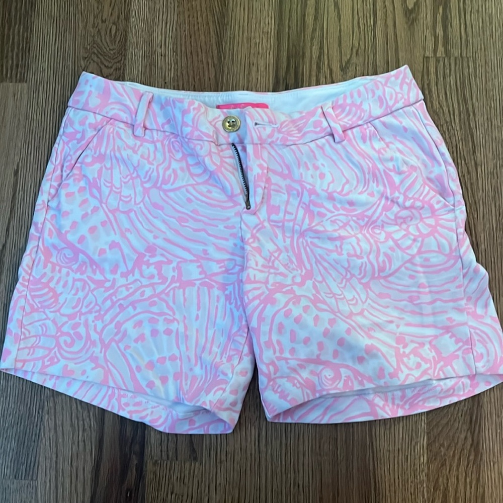 Pink and white Lilly Pulitzer shorts